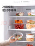 美丽雅 一次性饭盒方形1000ml*50套 快餐外卖打包野餐盒碗加厚带盖塑料 实拍图
