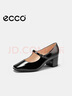 爱步（ECCO）玛丽珍鞋女鞋 2025年冬季倪妮同款高跟鞋浅口单鞋 型塑290963 黑色29096301001 35 实拍图