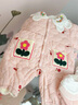 新生的儿见面礼盒初生婴幼儿衣服套装宝宝满月周岁见面礼物高档冬 草莓白巧桃栗子 0-4个月 实拍图