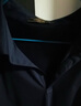 雅戈尔（YOUNGOR）短袖POLO衫男扁机领长绒棉冰凉丝清凉透气POLO衫新品 VSPC533033FCA藏青色 M 实拍图