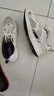 斯凯奇（Skechers）男鞋夏季2025新款软底网面鞋轻便透气跑步鞋减震休闲鞋运动鞋男  白色/海军蓝色-WNV 43.5 实拍图