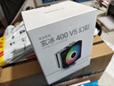 九州风神（DEEPCOOL）玄冰400幻彩V5CPU散热器附带硅脂（镀镍4热管/220W/热管偏置不挡内存/多平台支持/AG400LED） 实拍图