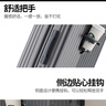 DULA高颜值带杯架多功能行李箱男女拉杆箱旅行箱密码箱子星空灰24英寸 实拍图