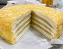 鲜京采【榴莲＞38%】猫山王榴莲千层蛋糕420g 6寸 冰淇淋蛋糕零食糕点 实拍图