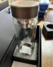 苏泊尔（SUPOR）双层玻璃杯茶水分离办公泡茶杯车载水杯礼盒 316L茶滤 400ml 实拍图