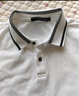 GXG男装 夏季多色男士刺绣翻领Polo衫男短袖 白色 180/XL 实拍图