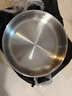 铿锵316不锈钢煎锅双耳平底锅不粘锅大号烤肉盘海鲜烙饼生煎包专用锅 【316不锈钢0涂层】有盖 34cm 实拍图