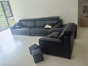 酷比得功能极简新款钢琴键真皮沙发客厅小户型北欧简约现代免洗直排沙发 3.2米多人位+双扶单+脚踏 【接触面】S级头层牛皮 实拍图