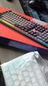银雕(YINDIAO) K500键盘彩包升级版 机械手感 游戏背光电竞办公 USB外接 全尺寸 白蓝双拼混光有线键盘 实拍图