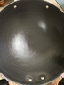 王源吉铸铁锅炒菜锅老式生铁无涂层不粘古法炒锅铁锅望江南34cm 实拍图