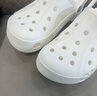 crocs卡骆驰贝雅洞洞鞋沙滩鞋|10126 白色-100 45(290mm)  实拍图
