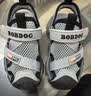 巴布豆（BOBDOG）童鞋男童包头沙滩鞋夏季软底时尚儿童凉鞋 105532008 浅麻灰/黑37 实拍图