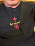 李宁（LI-NING）短袖t恤男夏款潮流印花情侣款半袖宽松休闲透气圆领纯棉运动T恤 实拍图