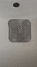 水槽堵塞神器地漏浴室头发过滤器厨房下水道防堵毛发过滤网卫生间 灰色 2片 实拍图