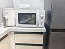 美的（Midea）快捷微波炉 家用小型 360°转盘加热 旋钮操控 易洁内胆（M1-L213B） 实拍图