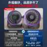艾芭莎（Aibaasaa）桌面小风扇家用【空气循环扇】学生宿舍台面小风扇办公室桌面小风扇长续航静音迷你壁挂两用电风扇 【灰色插电版】超长续航 | 可挂可立 |静音循环风 实拍图