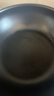 三禾微纳无涂层不粘炒锅不锈钢炒菜锅无油烟含钛锅具30cm雾月白配钢铲 实拍图