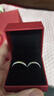 珍尚银中国黄金授权情侣对戒纯银戒指男女生日礼物结婚纪念日送女友老婆 实拍图