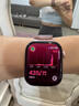 Apple/苹果 Watch Series 10 智能手表GPS款46毫米玫瑰金色铝金属表壳淡桃粉色运动型表带S/M MX293CH/B 实拍图