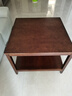 福林成简约沙发边桌客厅角几实木质小茶几美式方几家用小桌子角柜床头桌 长宽80*80高60cm 黑胡桃色 实拍图