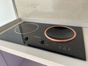 志高（CHIGO）电磁炉电陶炉3500W大功率双灶台式嵌入式凹面家用大火力爆炒智能预约定时圆底电磁灶带锅A35T2 实拍图