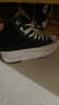 匡威（Converse）官方 Run Star Hike高帮帆布流星厚底鞋黑色166800C 166800C/黑色 39 实拍图
