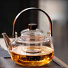 泥也泡茶壶玻璃茶具套装大容量提梁壶小茶盘高硼硅玻璃烧水壶家用茶具 实拍图