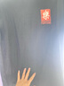 雪中飞白色短袖t恤女2025新款夏季纯棉宽松半袖女士简约休闲超好看上衣 黑色|8056-17008F (女款) L 实拍图