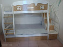 川兔·小屋上下床双层实木儿童床男孩女孩高低床上下铺公主成人子母床 双梯款【送5cm床垫*2】 上铺宽130*下铺宽150 实拍图