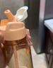 特百惠（Tupperware）乐C塑料杯550ML夏季男女学生便携运动水杯子大容量带吸管 雏菊紫 实拍图