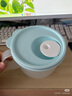 特百惠（Tupperware）微波460ml可加热水晶汤碗水果碗学生上班族便携饭盒蓝色送便携袋 实拍图
