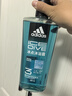 阿迪达斯 （adidas）男士沐浴露洗发水洗面奶三效合一热情冰点舒缓三件套1.8L 实拍图