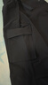 蕉内（Bananain）【赵露思同款】氧气505 Proof女士工装阔腿裤三防裤子24秋冬新款 黑色 XL 实拍图