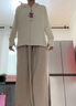 小野和子宽松防晒衣女夏季外套户外防紫外线冰丝防晒服 浅米色  均码XF 实拍图