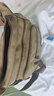 男式休闲男包帆布包男横款单肩包斜挎包 男士包包斜跨背包 6018卡其色 实拍图