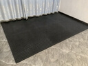 珈柔健身房地垫隔音减震家用高密度运动地板防震拼接楼层地胶橡胶地毯 高密度1*1米 厚2cm 黑灰双面 实拍图