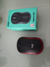 罗技（Logitech）M185鼠标 无线鼠标 办公鼠标 对称鼠标 黑色红边 带无线2.4G接收器 实拍图