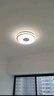 雷士（NVC）LED照明风扇灯吊扇灯北欧餐厅卧室黑色灯具全光谱1级能效遥控42寸 实拍图