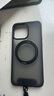 图拉斯【新相机按键】O1S适用苹果16promax手机壳iphone16promax保护套15 14pro支架磁吸防摔磨砂支点壳 磨砂黑 iPhone15ProMax 实拍图