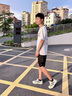 回力男鞋运动鞋男款百搭透气鞋子男休闲板鞋潮流小白鞋夏季跑步老爹鞋 米蓝色 |网面款 42 (260mm) 标准尺码，正常拍 实拍图