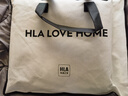 海澜之家（HLA）纯棉三四件套A类全棉100%亲肤裸睡学生宿舍家用床单被套被罩床品 【A类母婴纯棉】宾利蓝双拼 四件套 床笠款 被套2*2.3m 床笠1.5*2m 实拍图