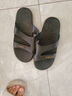 回力君运动拖鞋男外穿夏天2025新款浴室防滑凉拖鞋户外沙滩时尚舒适室外 BB88黑金 44-45 (适合43-44脚) 实拍图