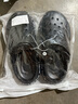 回力洞洞洞鞋男夏季外穿2025新款开车透气男士凉鞋防滑沙滩户外包头拖鞋 黑色 43 (43-44) 实拍图