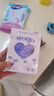 乌斯京（WOLSGIN）一次性手套 防护丁腈手套 大码50只 加厚餐饮食品级紫色橡胶手套 实拍图