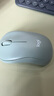 罗技（Logitech）M221 轻音鼠标 无线鼠标 办公鼠标 对称鼠标 带无线微型接收器 薄荷绿 实拍图