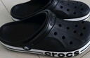 crocs卡骆驰洞洞鞋贝雅卡骆班轻便耐磨一脚蹬休闲鞋|205089 黑色/白色-066 45 (290mm) 实拍图