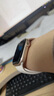 Apple/苹果 Watch Series 10 智能手表GPS款42毫米玫瑰金色铝金属表壳淡桃粉色运动型表带M/L MX1V3CH/B 实拍图