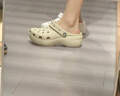 卡骆驰crocs经典云朵老爹鞋洞洞鞋时尚百搭女鞋拖鞋一脚蹬|206750 骨白色-2Y2(含智必星) 38 (240mm) 实拍图