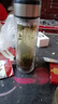 【⭐京东物流配送】高硼硅双层玻璃杯大容量泡茶杯水杯子茶水分离 【双层加厚】茶杯 350ml 1只 实拍图