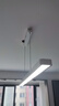 雷士（NVC）LED吸吊顶灯简约餐吊餐厅智控全光谱北欧现代未来光WHDD48F/G-04A 实拍图